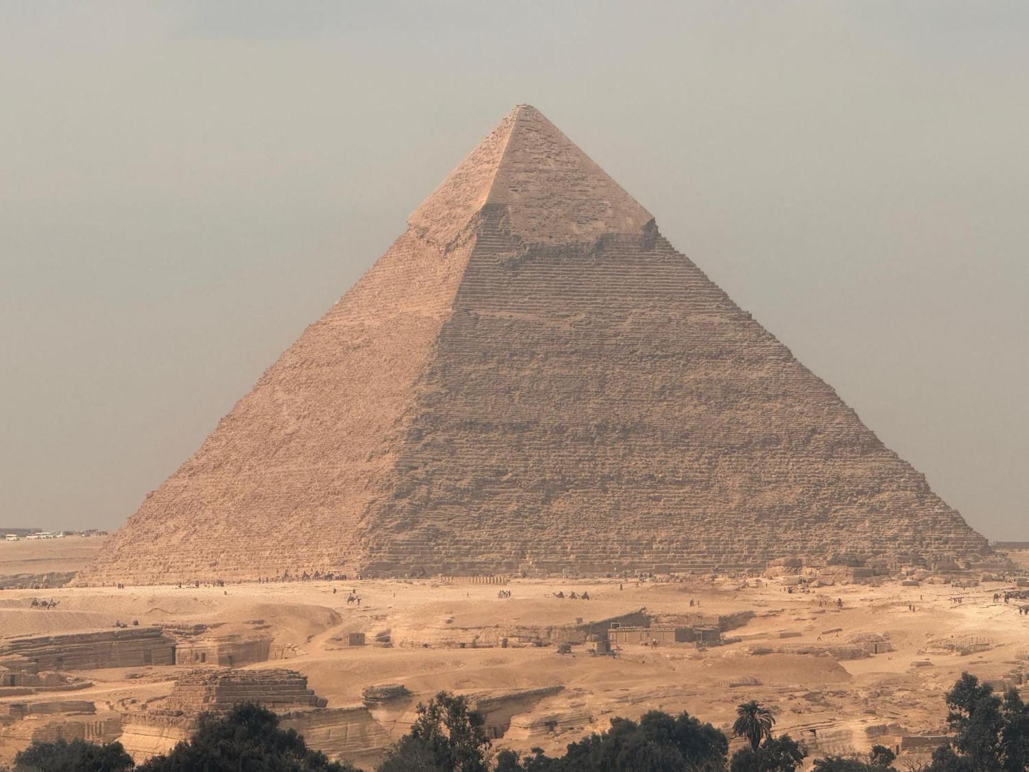 Topaz Pyramids View Inn Kafret el-Gabal Exteriér fotografie